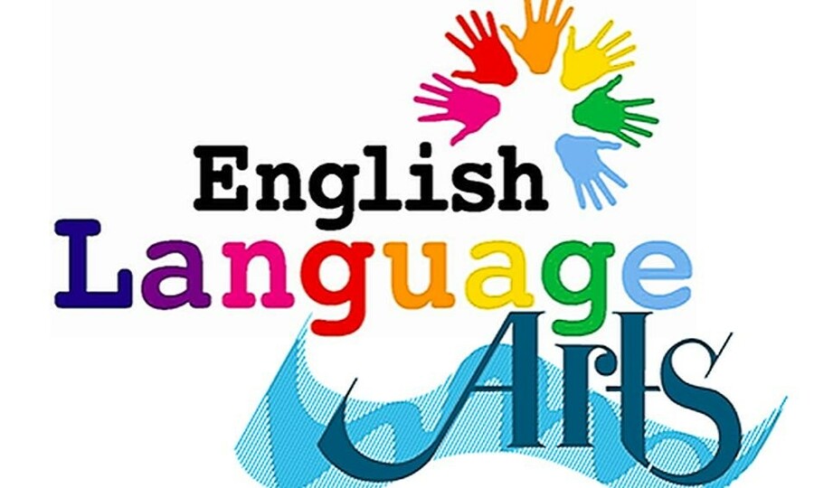 graphic that says "english language arts"
